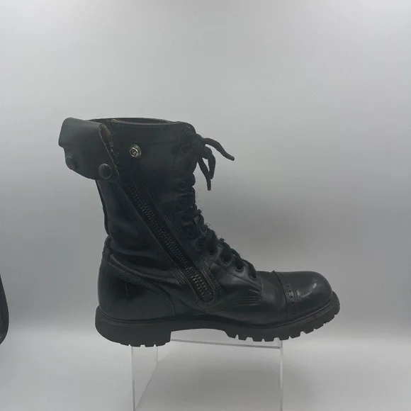 CORCORAN MEN'S 10 INCH SIDE ZIPPER BOOT 985 Black Leather - Picture 5 of 15